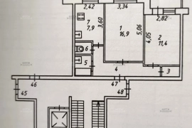 2-к. квартира, 49,1 м², 3/9 эт.