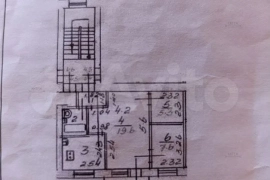 2-к., 43,6 м², 2/5 эт. Московская