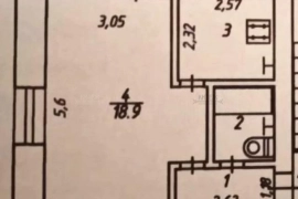 1-к. квартира, 31,1 м², 3/4 эт.