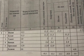 1-к. квартира, 45,4 м², 6/8 эт.