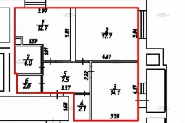 2-к. квартира, 61 м², 8/8 эт.
