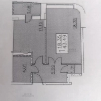 1-к. квартира, 44 м², 16/17 эт.