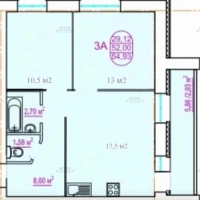3-к. квартира, 59,3 м², 7/10 эт.