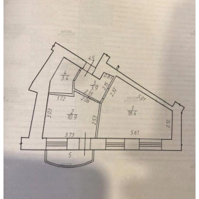 1-к кв. Калужская область, Калуга Турынино мкр, пер. Советский, 4 (36.6 м²)