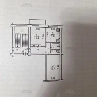 2-к. квартира, 49 м², 3/5 эт.