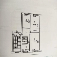 3-к. квартира, 62,9 м², 2/5 эт.