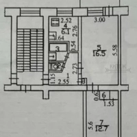 2-к. квартира, 45 м², 1/5 эт.