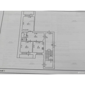 2-к. квартира, 53,7 м², 1/5 эт.